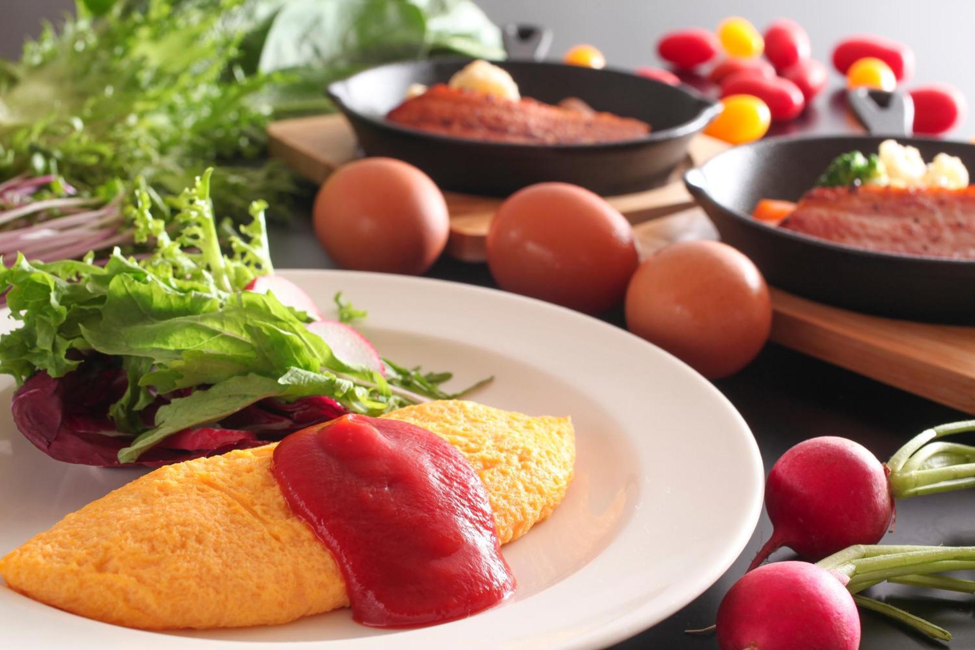 Hida Takayama Onsen Takayama Green Hotel - Keio Group Hotels - Exterior photo An omelette with tomato sauce